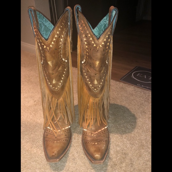 Corral genuine leather cowboy boots - Picture 1 of 3